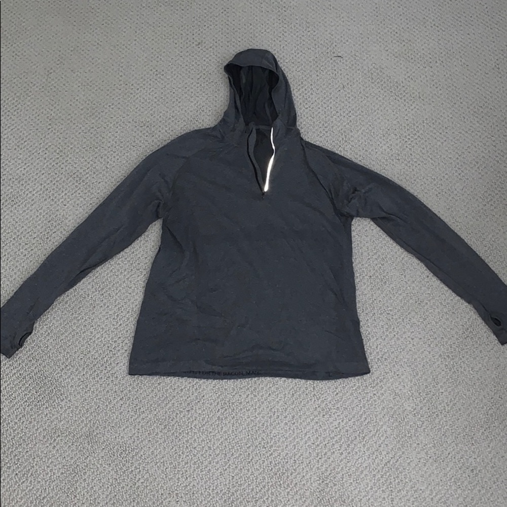 Lulu lemon grey running sweatshirt